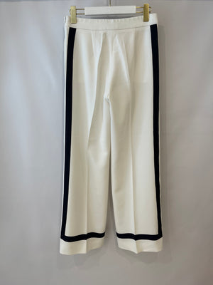 Max Mara White and Black Sleeveless Top and Trouser Set Size IT 36 (UK 4)