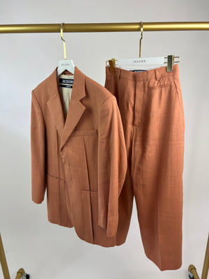 Jacquemus Orange L'Amour Two Piece Suit FR 32 (UK 4)