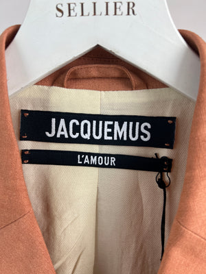 Jacquemus Orange L'Amour Two Piece Suit FR 32 (UK 4)