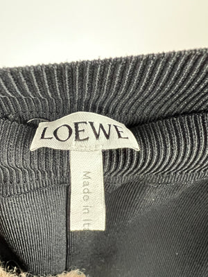 Loewe Black, White Anagram Print Cycling Shorts Size S (UK 8)