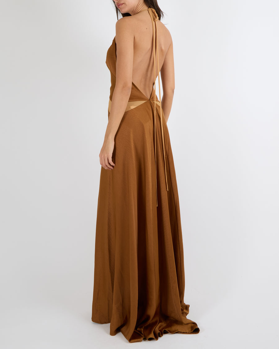 arcina ori brown dress MONET DRESS CHOCOLATE ARCINA ORI