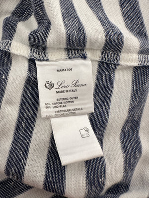 Loro Piana Blue Menswear Striped Short Sleeve T-Shirt Size S (UK 36)