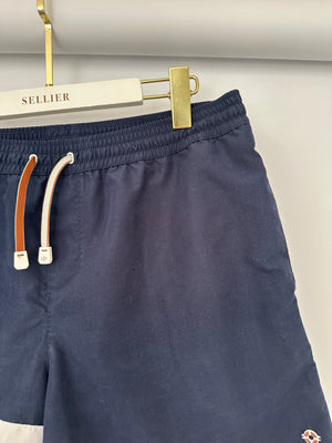 Loro Piana Blue Menswear Striped Swim Shorts Size M