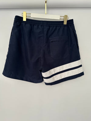 Loro Piana Blue Menswear Striped Swim Shorts Size M