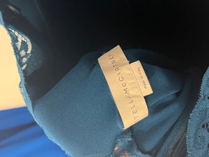 Stella McCartney Blue Maxi Lace Backless Gown Long Dress Size IT 42 (UK 10)