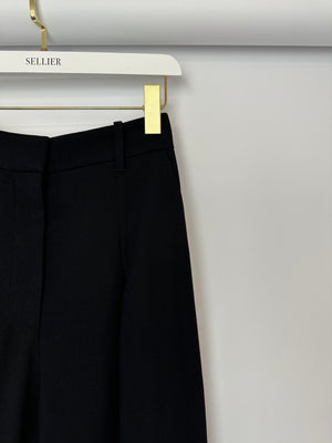 A.L.C Black Tailored Waistcoat and Wide Leg Trouser Set Top Size US 0 (UK 4) Trousers Size US 2 (UK 6)