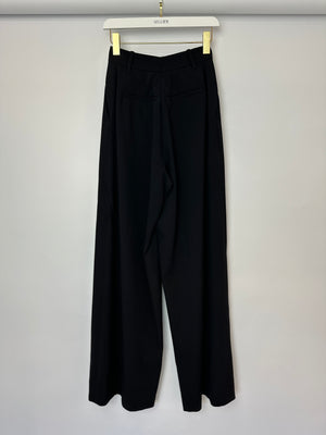 A.L.C Black Tailored Waistcoat and Wide Leg Trouser Set Top Size US 0 (UK 4) Trousers Size US 2 (UK 6)