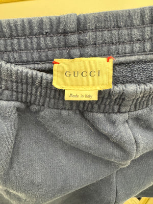 Gucci Kids Blue Shorts with Red Logo Band Details Size 6 years RRP £300