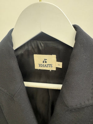 Khaite Kids Black Wool-Blend Blazer Jacket Size 8 years RRP £525