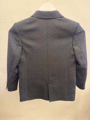 Khaite Kids Black Wool-Blend Blazer Jacket Size 8 years RRP £525