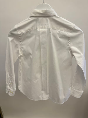Polo Ralph Lauren Kids White Cotton Shirt with Logo Detail Size 10 years&nbsp;