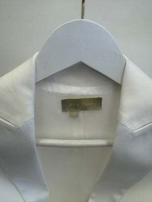 Elie Saab Kids White Jacket and Trousers Suit Set Size 10 years