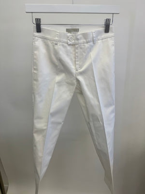 Elie Saab Kids White Jacket and Trousers Suit Set Size 10 years