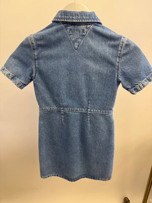 Tommy Hilfiger Kids Denim Short-Sleeve Dress with Buttons Size 8 years