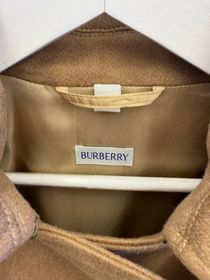 Burberry Kids Beige Cashmere Belted Trench Coat Size 8 years RRP £750