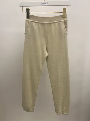 Loro Piana Kids Cream Baby Cashmere Gilet and Trousers Set Size 8 years RRP £1,500