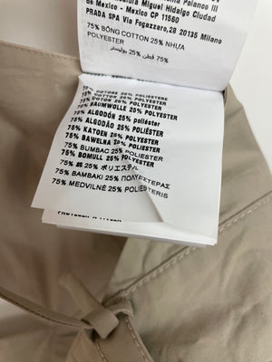 Miu Miu Beige Two-Piece Bra and Skirt Set Size IT 40/42 (UK 8/10)