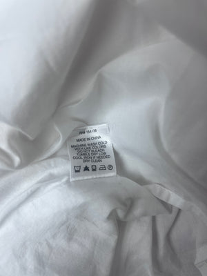 Staud White Long Tiered Cotton Midi Skirt Size US 4 (UK 8)