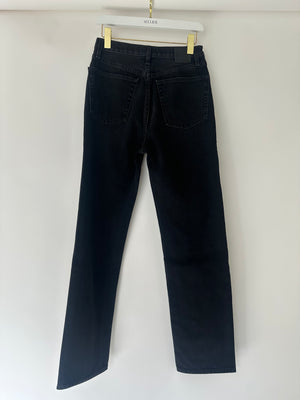 Toteme Black Cotton Straight Denim Jeans Size 27/32