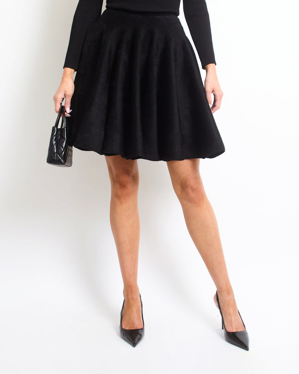 Alaïa Black A-Line Skirt FR 38 (UK 10)