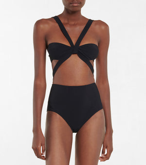 Alaïa Black Cut-Out Swimsuit FR 38 (UK 10) RRP £610
