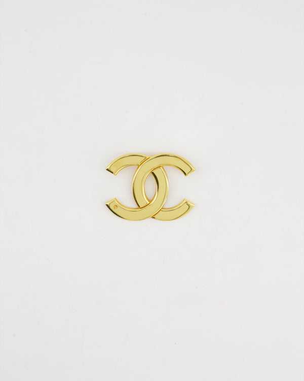 Chanel Large Gold CC Vintage Brooch&nbsp;