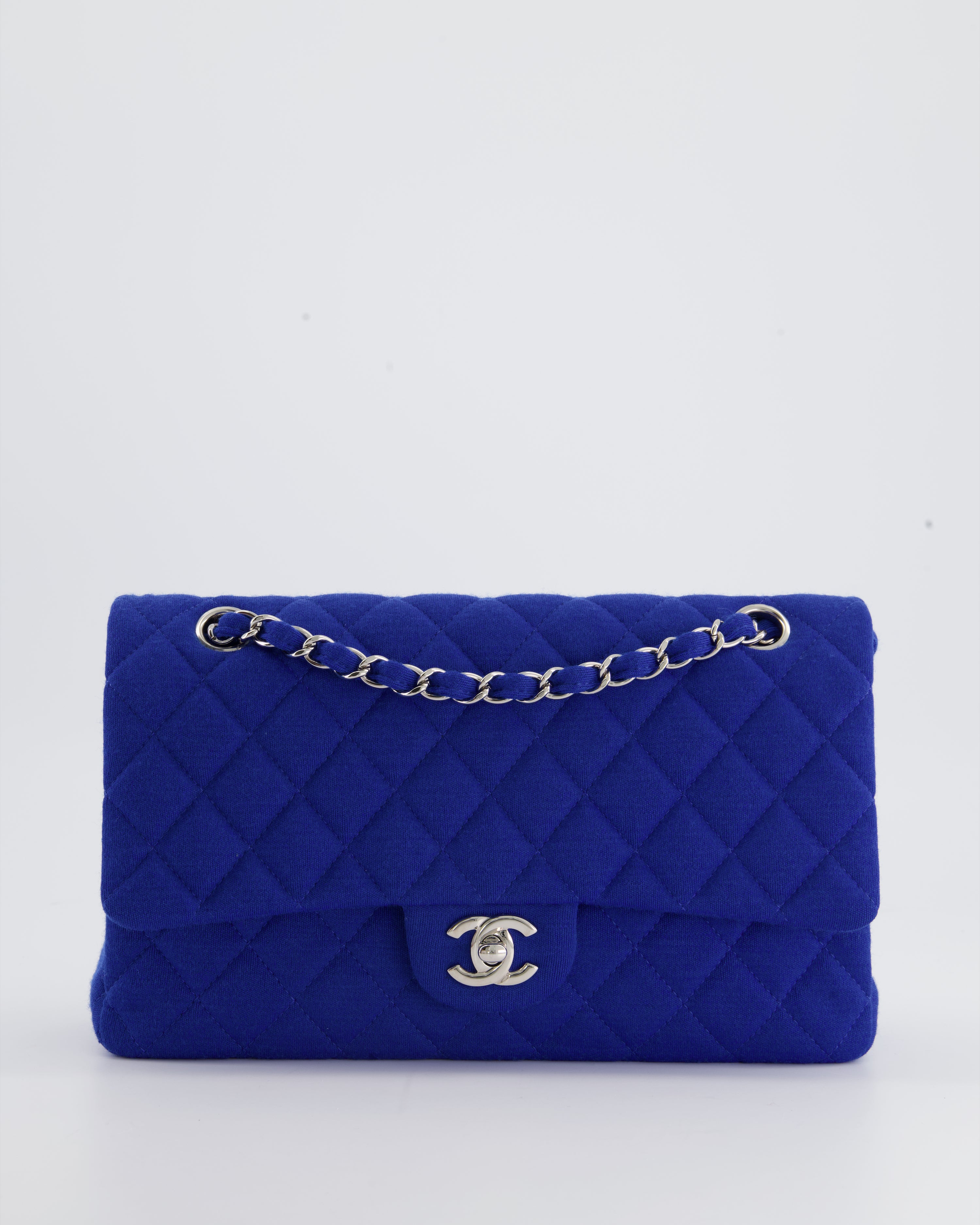 Chanel Classic Quilted Mini Square Royal Blue Lambskin  ＬＯＶＥＬＯＴＳＬＵＸＵＲＹ