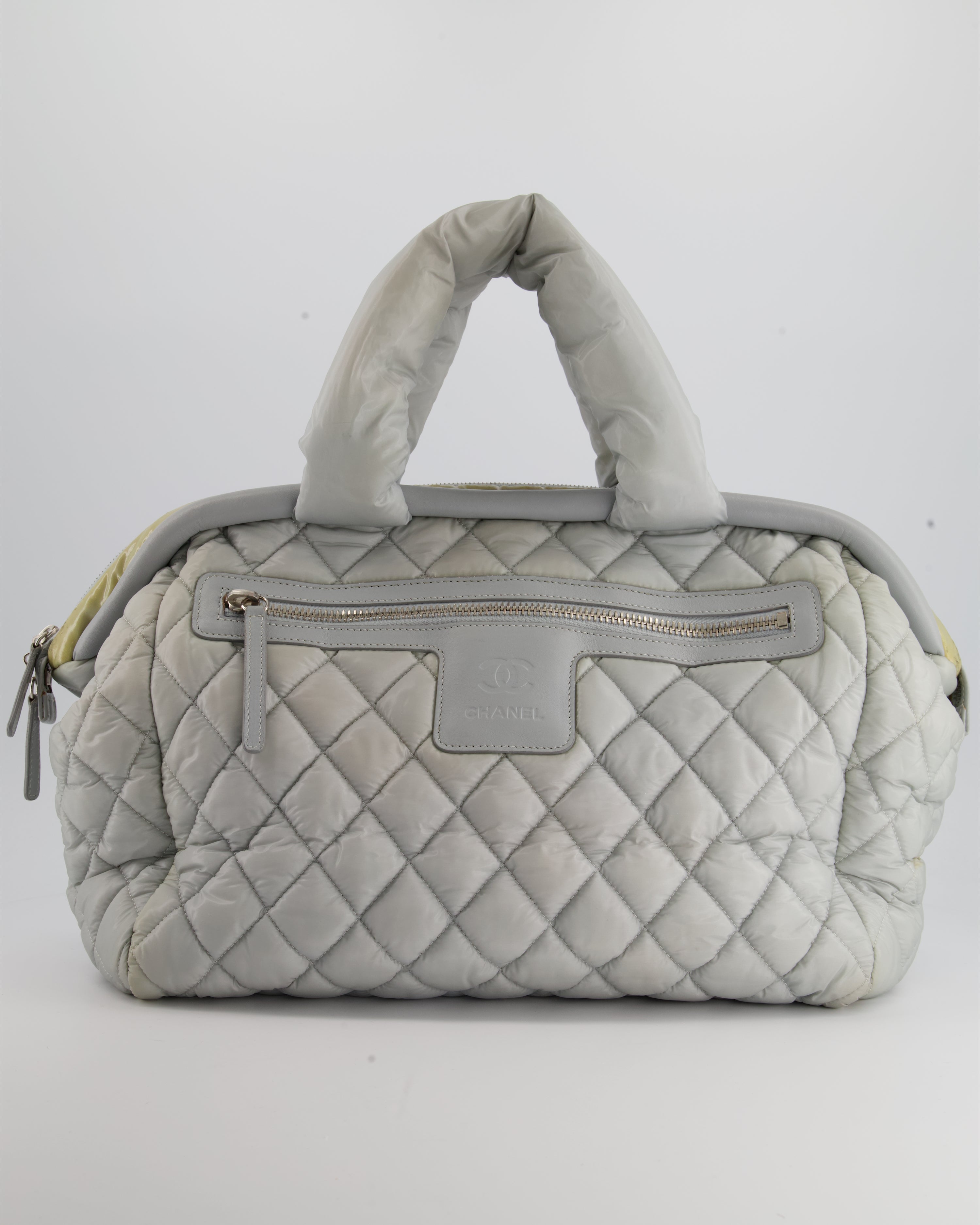 Chanel Cloud Grey Coco Cocoon Tote Bag In Nylon and CC Detail – Sellier