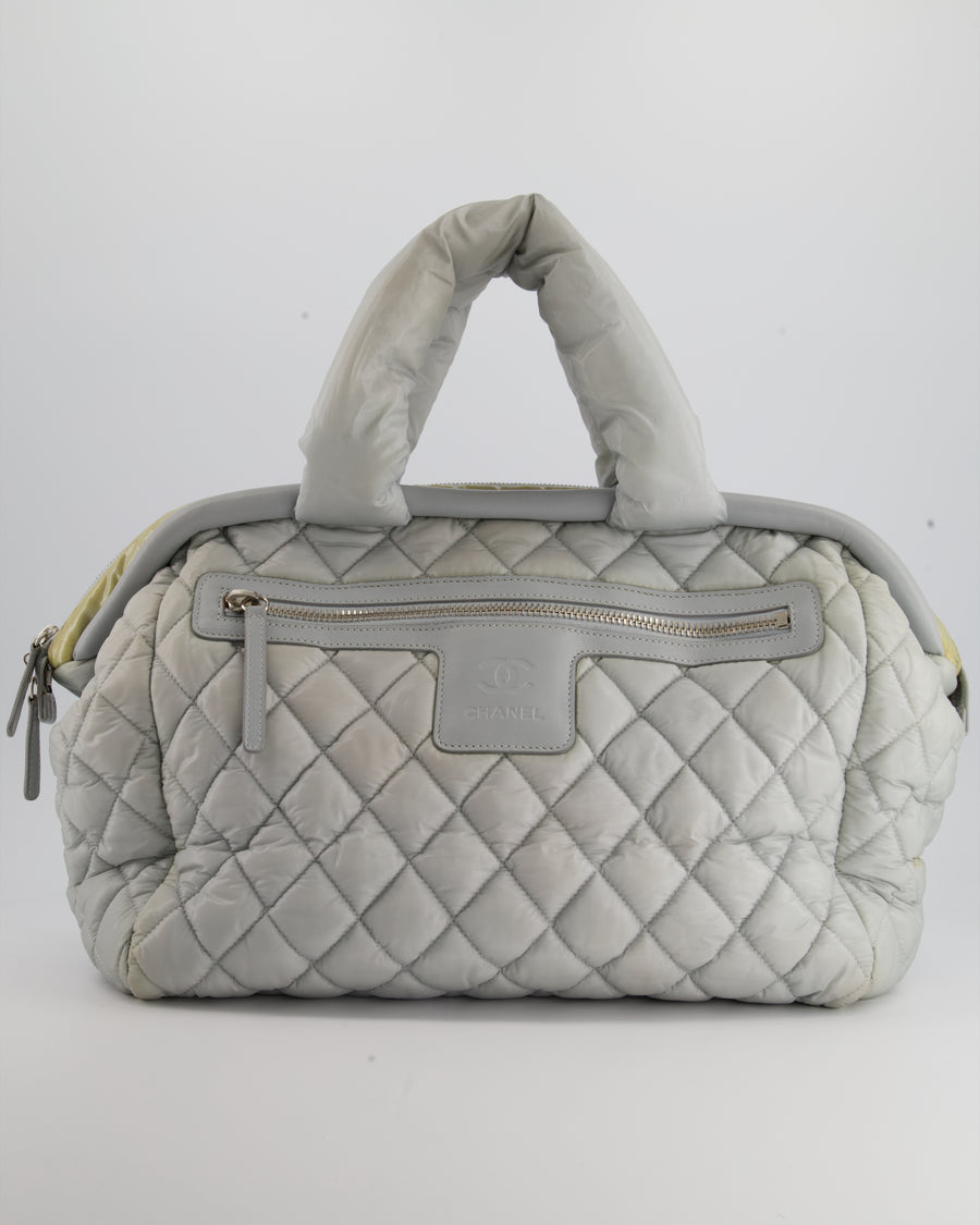 Chanel - Authenticated Coco Cocoon Clutch Bag - Cloth Grey for Women, Very Good Condition