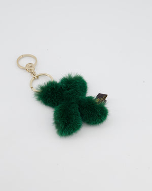 Loro Piana Letter X Emerald Green Key Ring Accessory