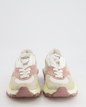Valentino Pink, Yellow and Beige Trainers Size EU 37.5