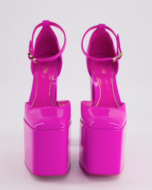 Valentino Garavani Hot Pink Discobox 180 Patent-Leather Platform Size EU 39 RRP £870