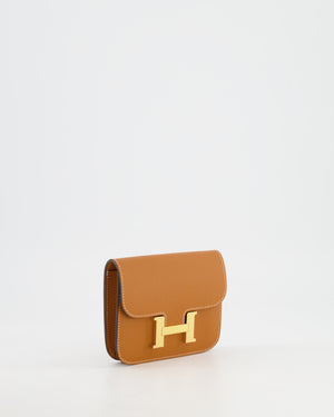 Hermès Constance Slim Belt Bag in Gold Epsom Leather with Gold Hardware