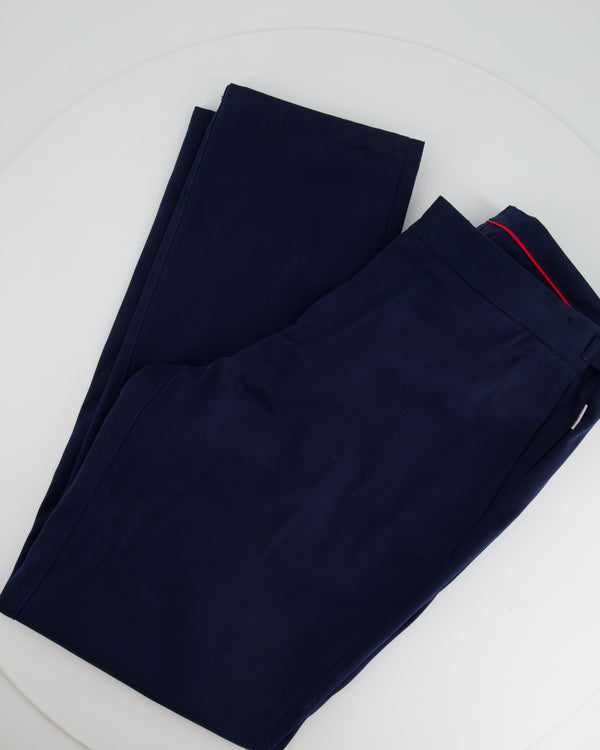 Orlebar Brown Navy Chino Trousers Size UK 38