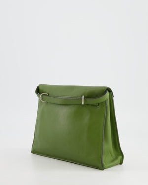 Hermès Kelly Danse Bag in Vert Pelouse Swift Leather with Palladium Hardware