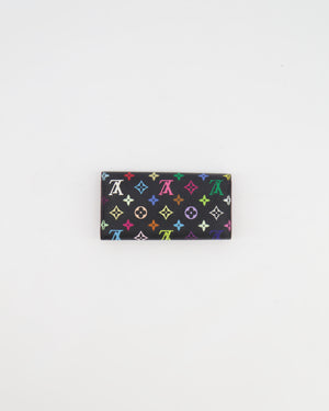 Louis Vuitton x Takashi Murakami Black with Multicolour Monogram Canvas Key Holder