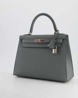 Hermès Kelly Sellier Bag 28cm in Vert Amande Epsom Leather with Palladium Hardware