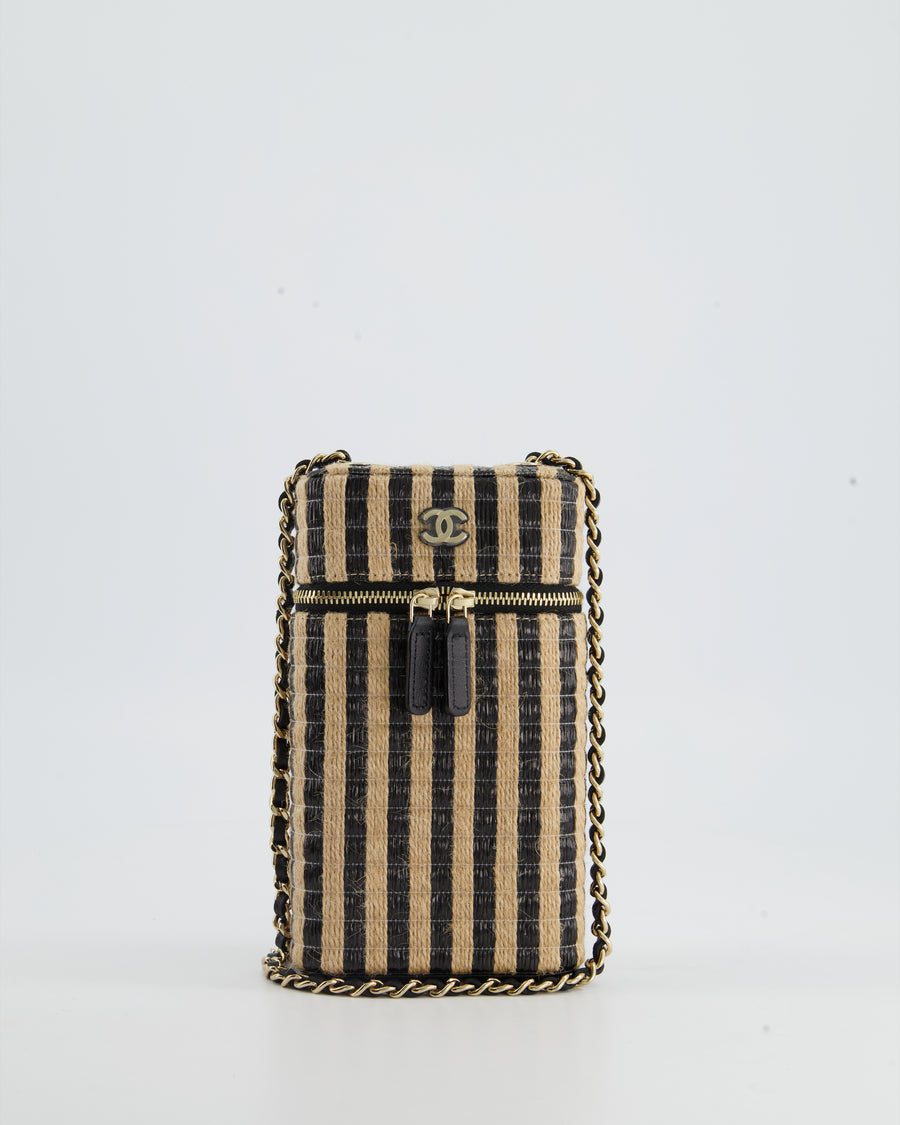 Chanel raffia vanity Clearance