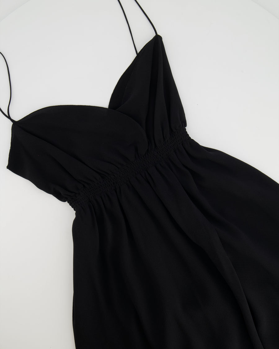 Fendi Black Sleeveless Silk Shift Dress IT 40 (UK 8)