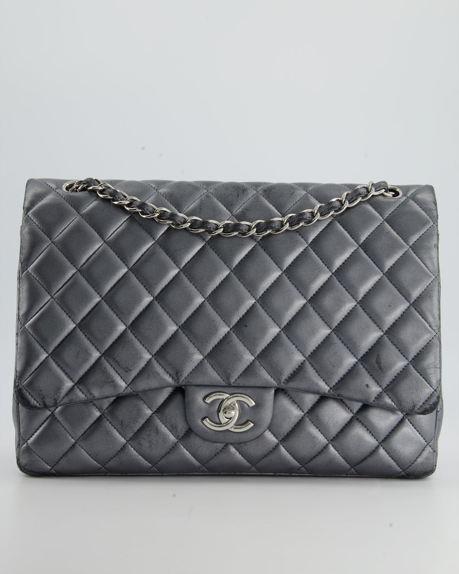 Chanel Classic Double Flap Bag Quilted Lambskin Small Neutral 1711451
