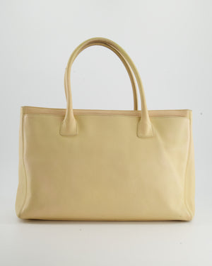 Chanel Vintage Beige Executive Tote Bag in Leather with 24K Gold Hardware