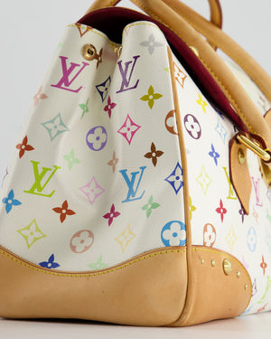 Louis Vuitton Monogram Multicolour Murakami Beverly GM Bag with Gold Hardware
