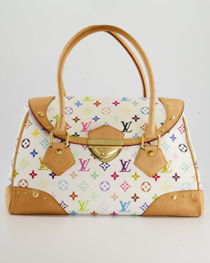 Louis Vuitton - Authenticated Beverly Handbag - Leather White for Women, Good Condition