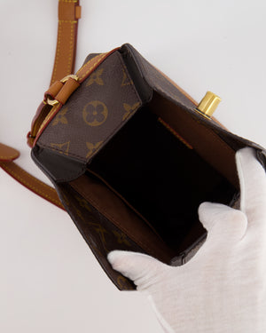 Louis Vuitton Brown Monogram Canvas Milk Box Bag with Gold Hardware