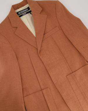 Jacquemus Orange L'Amour Two Piece Suit FR 32 (UK 4)