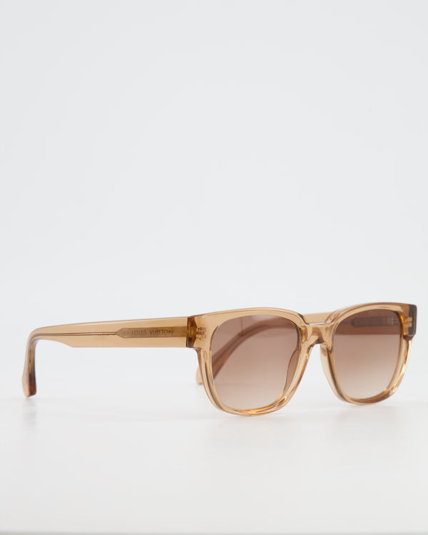 Louis Vuitton Brown Square Sunglasses with Logo Detail