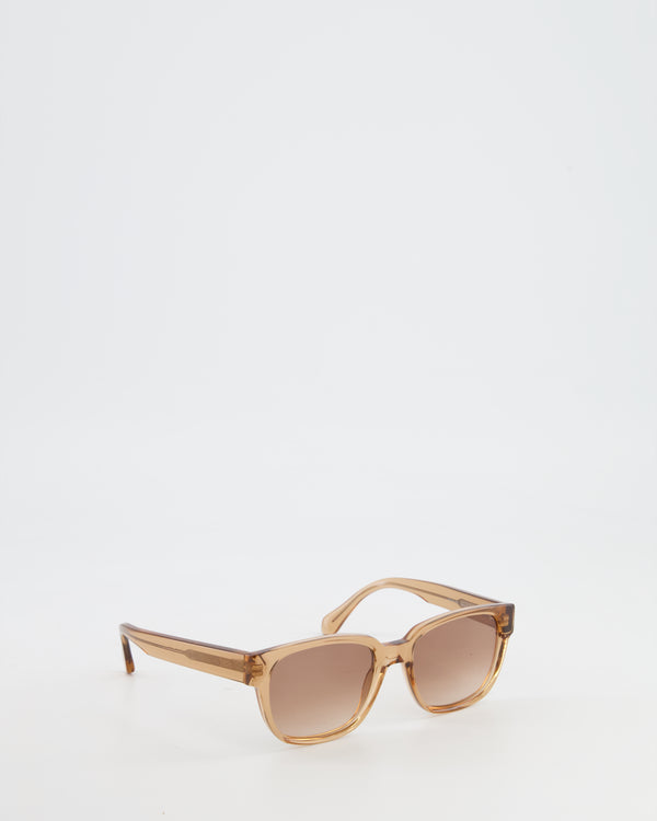 Louis Vuitton Brown Square Sunglasses with Logo Detail