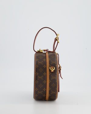 Louis Vuitton Monogram Canvas Petite Boite Chapeau Cross-Body Bag with Gold Hardware
