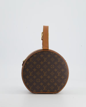 Louis Vuitton Monogram Canvas Petite Boite Chapeau Cross-Body Bag with Gold Hardware