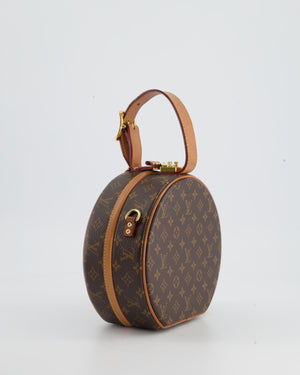 Louis Vuitton Monogram Canvas Petite Boite Chapeau Cross-Body Bag with Gold Hardware